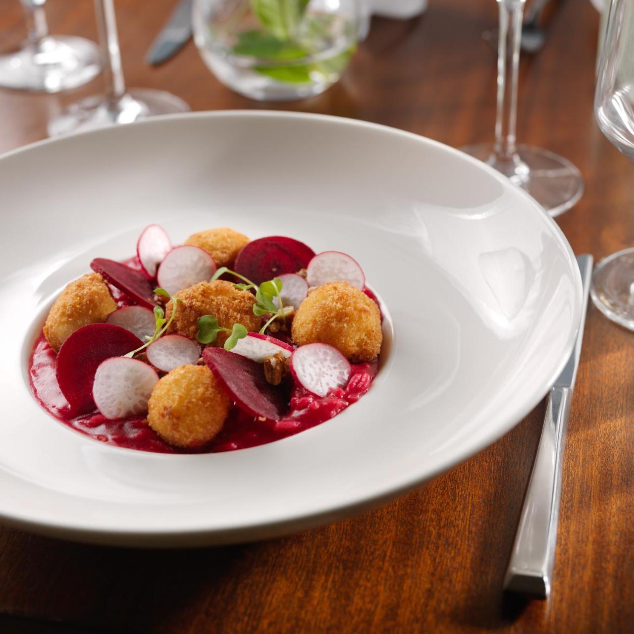 Aghadoe Heights Hotel & Spa Killarney Exterior photo A beetroot and goat's cheese salad